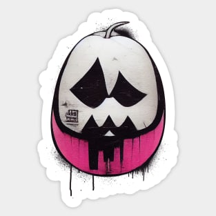 Street art style Halloween design Sticker